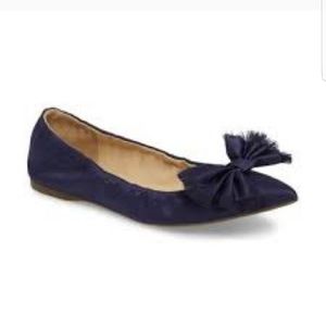 J. Crew Lottie Bow Satin Flats size 8.5